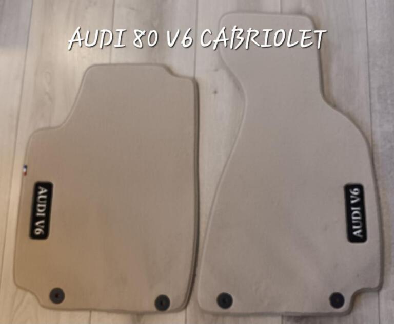 Gabarit AUDI 80 cab - coupé Fixation tapis conducteur 27 cm